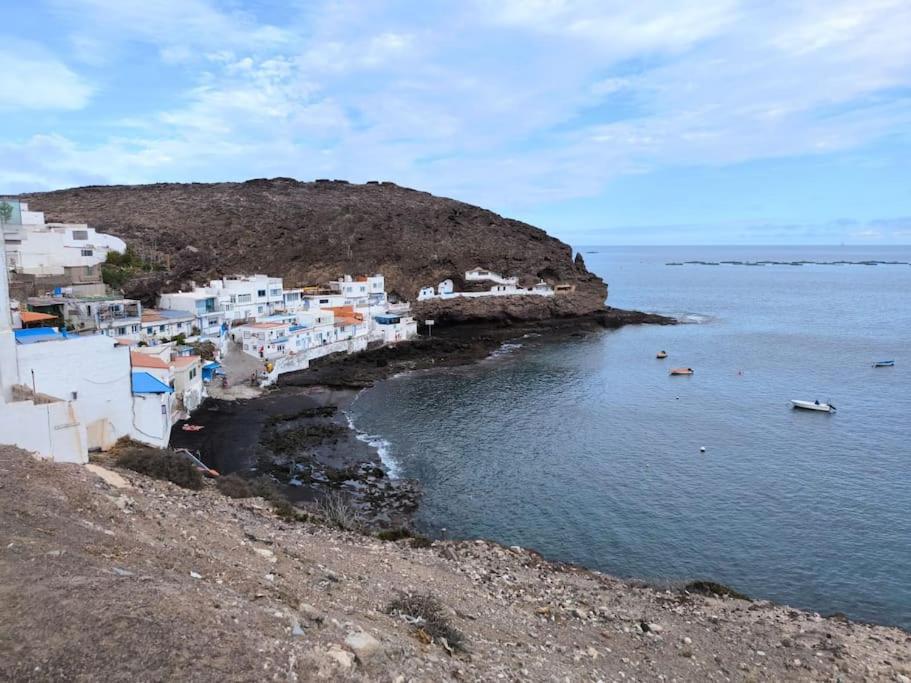 Tufia Cave Beach Home Preciosa Casa Cueva En Frente Del Oceano Telde Exterior photo